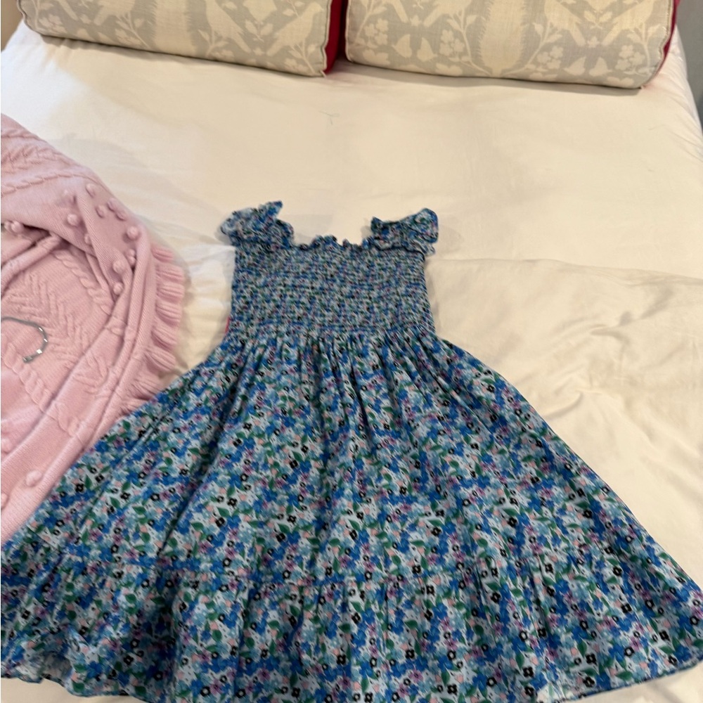Hill House Blue Floral Kids Dress